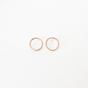 [14K GOLD] Open Circle Earring 오픈서클 귀걸이